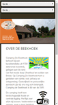 Mobile Screenshot of campingdebeekhoek.nl