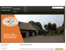 Tablet Screenshot of campingdebeekhoek.nl
